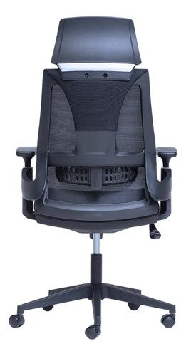 Cadeira Presidente Ergonômica Certificada Nr17 Toledo Preto Mesh