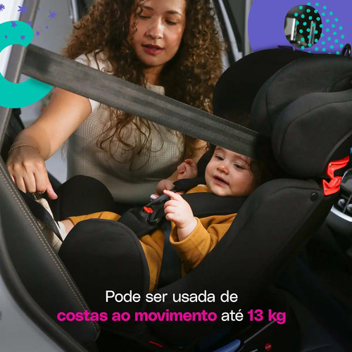 Cadeirinha Cosco Kids, Progress, 0 a 36kg, Preto