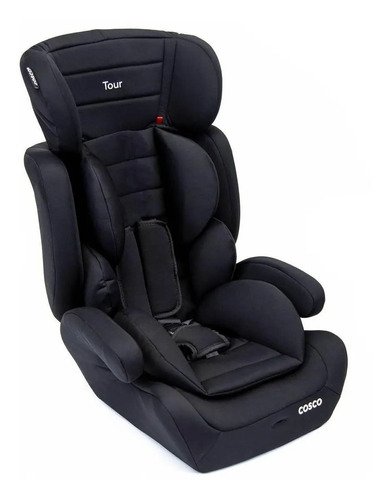 Cadeirinha cosco kids tour 9 a 36 kg preta