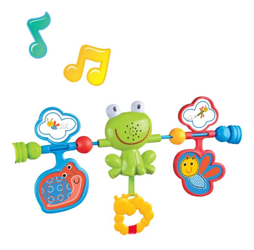 Cadeirinha Descanso Bebe Musical Maxi Baby Até 18kgs Azul