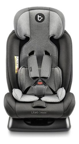 Cadeirinha infantil para carro Litet Mass 0-36kg Preta e Cinza - BB458