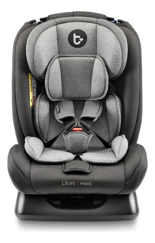 Cadeirinha infantil para carro Litet Mass 0-36kg Preta e Cinza - BB458