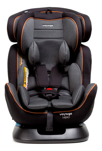Cadeirinha infantil reclinavel legacy cinza e preto mescla v