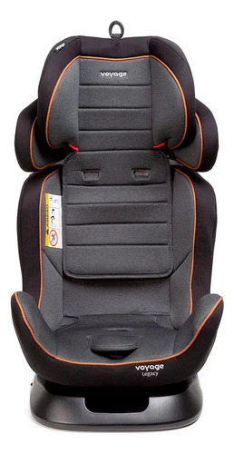 Cadeirinha Infantil Reclinável Legacy Cinza e Preto Mescla Voyage
