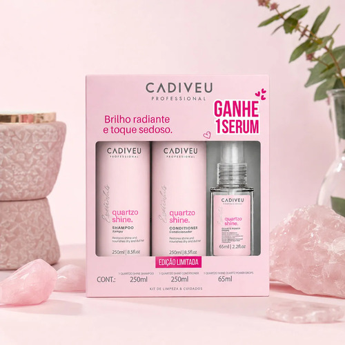 Cadiveu Professional Kit Quartzo Shine (3 Produtos)