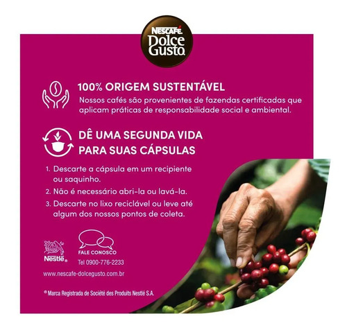 Café em Capsulas Dolce Gusto Espresso 10 unidades Nescafé
