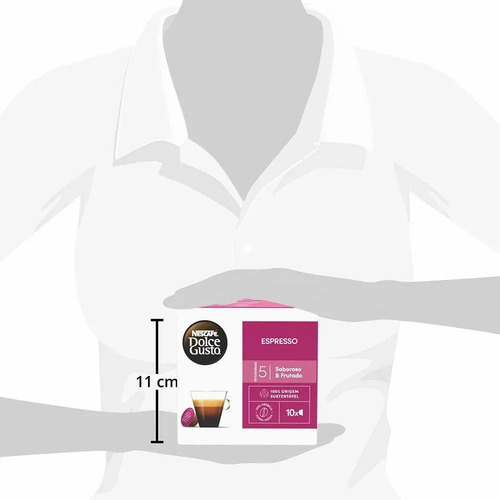 Café em Capsulas Dolce Gusto Espresso 10 unidades Nescafé