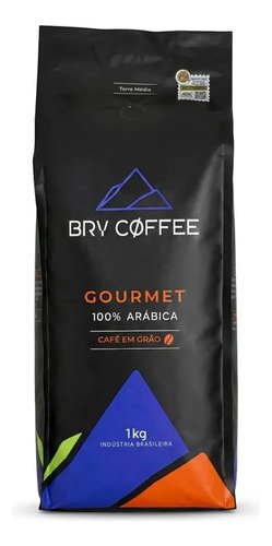 Cafe em graos bry coffee 1kg 100 arabica gourmet o futuro
