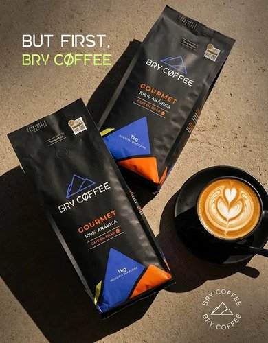 Café Em Grãos Bry Coffee 1kg 100% Arabica Gourmet O Futuro