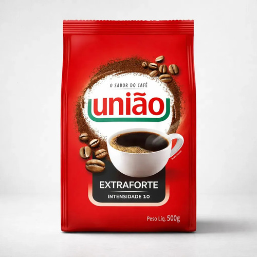 Cafe uniao torrado e moido extraforte 500g pacote