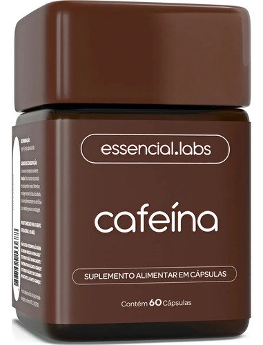 Cafeina 100 pura 200mg por capsula 60 capsulas termogeni