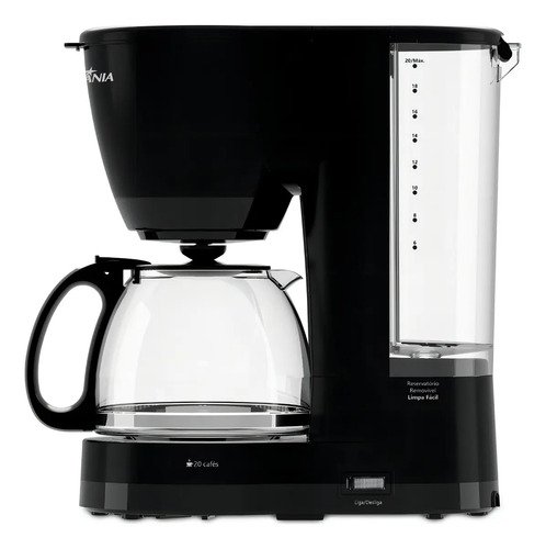 Cafeteira britânia bcf20a 20 cafés 800ml