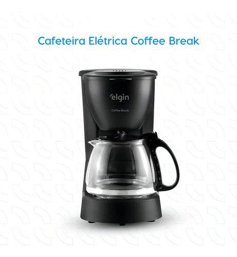 Cafeteira Elétrica 15 Xícaras Elgin Coffee Break Preta