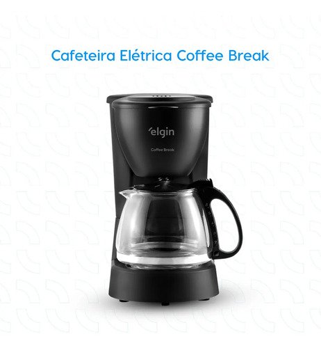 Cafeteira Elétrica 15 Xícaras Elgin Coffee Break Preta