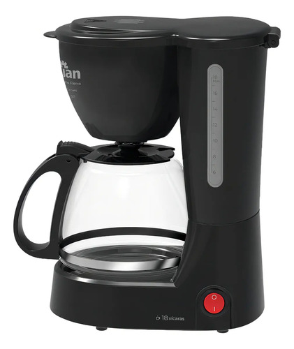 Cafeteira Elétrica Cf-102 Kian 18 Xícaras 650w Cor Preto