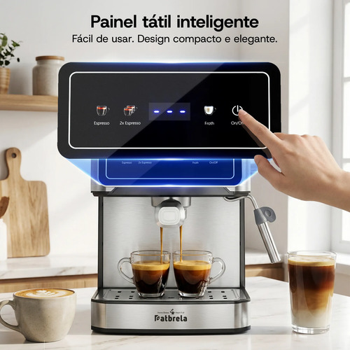 Cafeteira Espresso 20 Bar Compatível Nespresso-copinho 1.6l