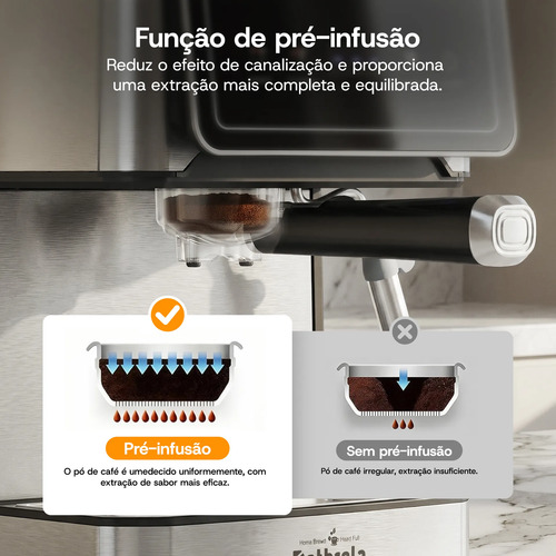 Cafeteira Espresso 20 Bar Compatível Nespresso-copinho 1.6l