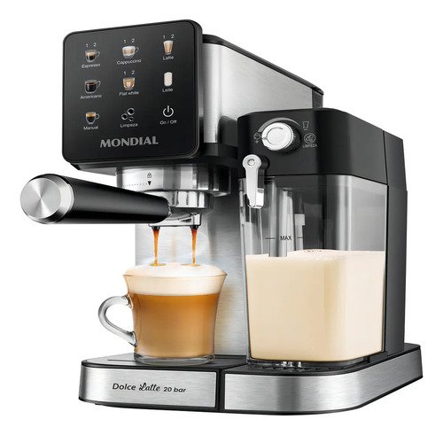 Cafeteira espresso automatica dolce latte mondial ccl 01