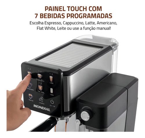 Cafeteira Espresso Automática Dolce Latte Mondial Ccl-01