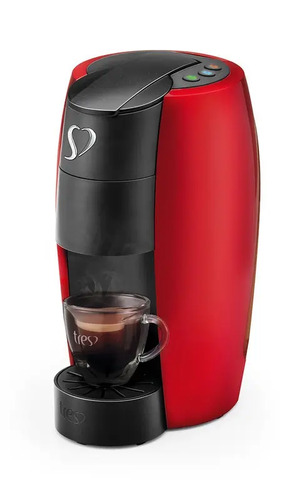 Cafeteira Espresso Lov Automática Vermelha 3 Corações Vermelho