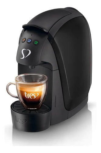 Cafeteira Espresso Luna Preta - TRES 3 Corações