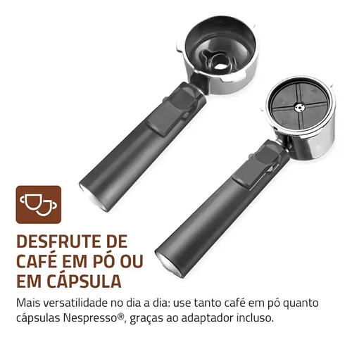 Cafeteira Espresso Mondial Dolce Crema 1200w C-21-e-cnp Preto
