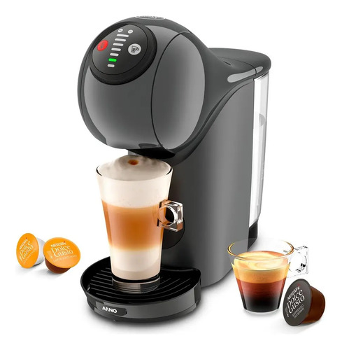 Cafeteira Expresso Dolce Gusto Arno Genio S Basic Automática Cinza Escuro