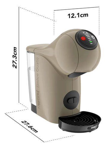 Cafeteira Nescafé Dolce Gusto Genio S Basic Taupe Cor Bege