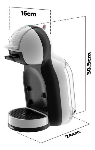 Cafeteira Nescafé Dolce Gusto Mini Me Cinza E Preta 110v Cor Preto