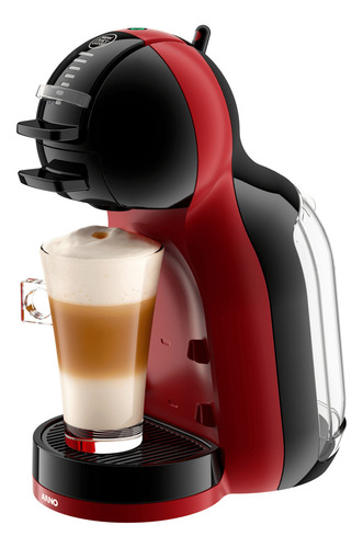 Cafeteira nescafe dolce gusto mini me vermelha e preta
