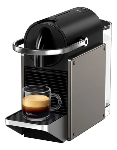 Cafeteira nespresso pixie redesign titanio