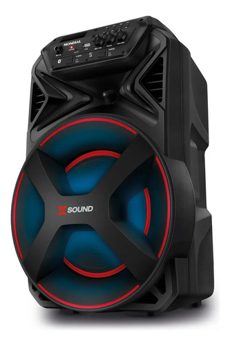 Caixa amplificada mondial 300w bivolt cm 300 n