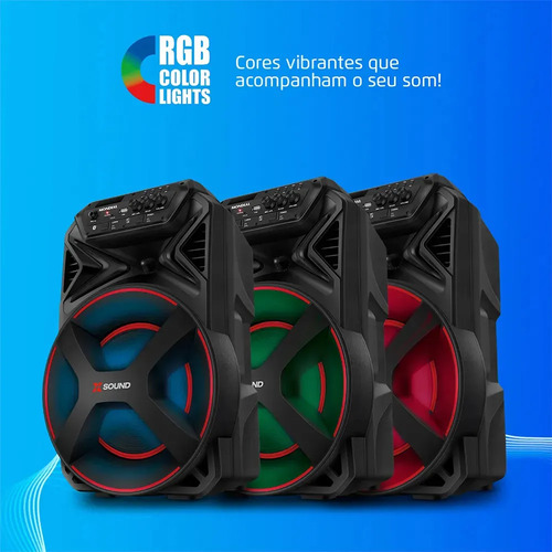 Caixa Amplificada Mondial 300W Bivolt CM-300-N