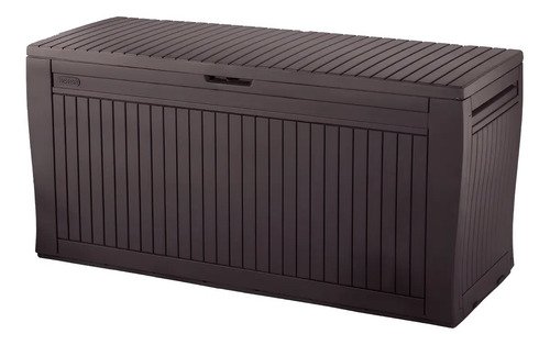 Caixa bau organizador keter comfy cor marrom