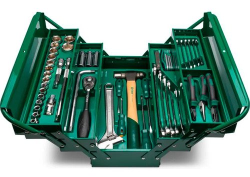 Caixa de ferramentas completa 70pc 5gav sata st95104a70 6
