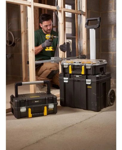 Caixa de Ferramentas Modular Stanley Pro-stack Fmst1-80103 Preto