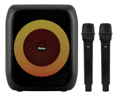 Caixa de som amplificada philco extreme bluetooth 53 480w 2