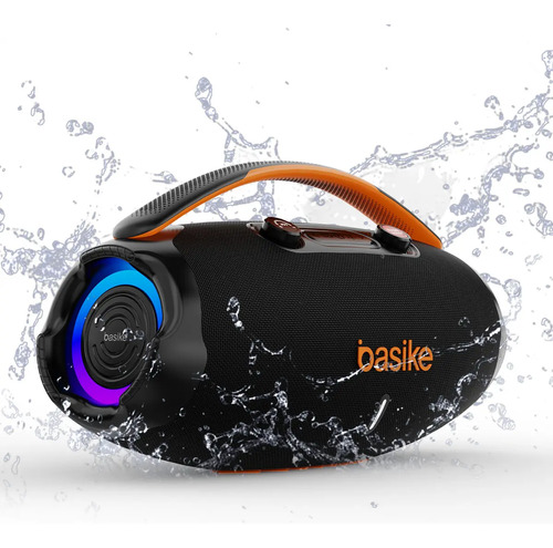 Caixa de som basike ba rad207 80w radio fm bluetooth 53 tws