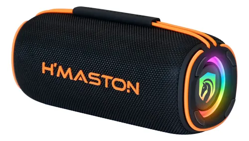 Caixa de som bluetooth portatil 40w hmaston tn22 rgb tws