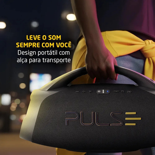 Caixa de Som Bluetooth Pulse X Boombox 220W RMS - SP626