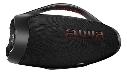 Caixa de som boombox aiwa aws bbs 01b 200w rms bluetooth res