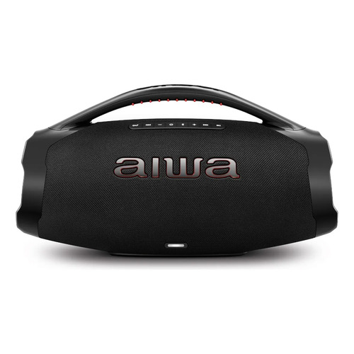 Caixa de som boombox plus 200w 220v aiwa bbs 01 b 1