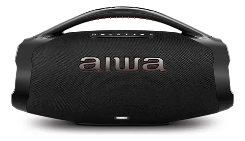 Caixa de som boombox plus aiwa bbs 01 b 200w bt 30h ip66 usb