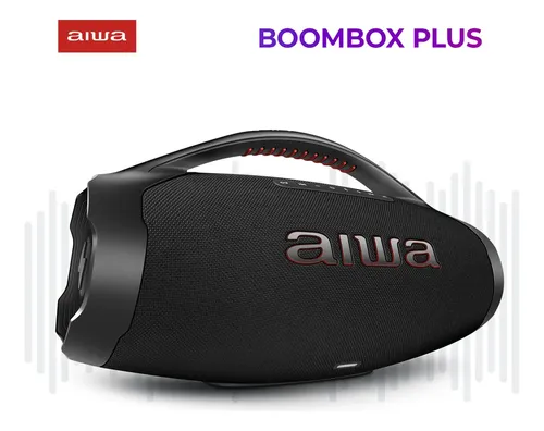 Caixa De Som Boombox Plus Aiwa Bbs-01-b 200w Bt 30h Ip66 Usb