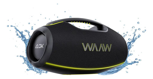 Caixa de som boombox waaw by alok hyperboom 1000 bluetooth a