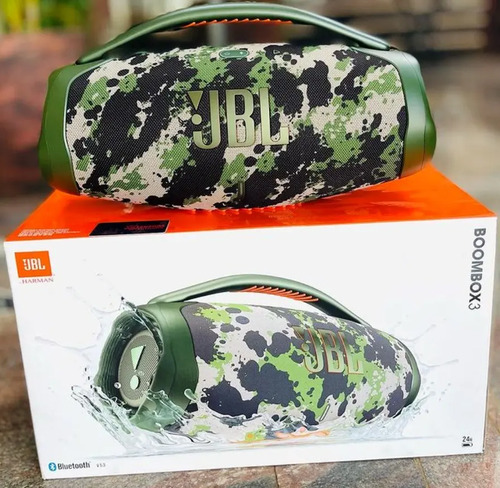 Caixa de Som JBL Boombox 3, Bluetooth, Portátil, Cor Squad Verde