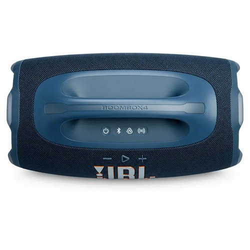 Caixa De Som Jbl Boombox 4 Bluetooth Som 210w Jbl Pro Ai Sound Boost Graves Personalizáveis Bateria De Até 34h Ip68 Áudio Lossless Azul