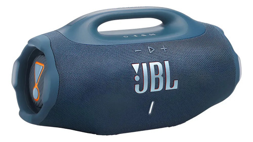 Caixa De Som Jbl Boombox 4 Bluetooth Som 210w Jbl Pro Ai Sound Boost Graves Personalizáveis Bateria De Até 34h Ip68 Áudio Lossless Azul