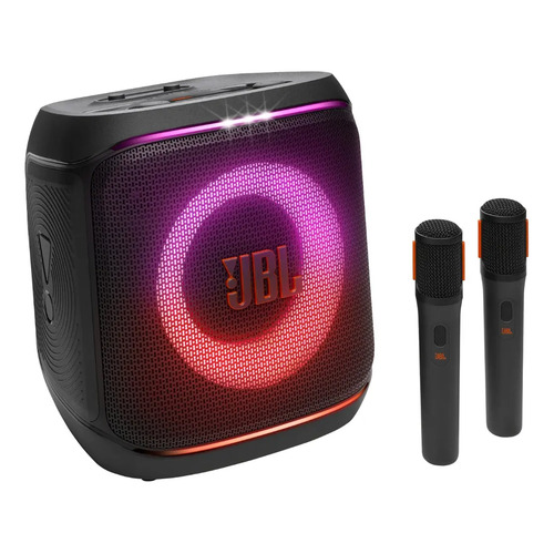 Caixa de som partybox encore 2 com microfone jbl preto 1