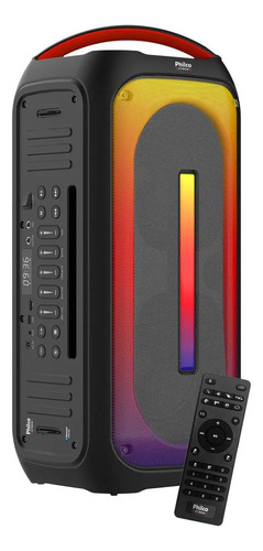 Caixa de som pcx6700 amplificada 650w de potencia ex bass ph